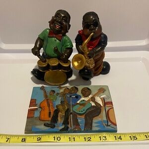 Jazz Band Figurines and resin 3d